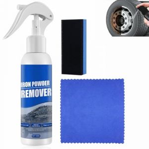 Rakiuty Iron Powder Remover, Enlève la Rouille en Spray, Convertisseur de Rouille, Rust Remover Spray, Stop-Rouille Spray Anti-Rouille, Antirouille Voiture,100ml (Elliot  Ree, neuf)