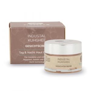Crème pour le visage industrielle KUHGHEE : réveille votre peau à rayonner, réduit les rides et les imperfections, avec du ghee de vache, du safran et plus encore. Timeless Beauty Secrets (Timeless Beauty Secrets Austria, neuf)