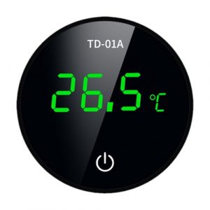 Thermom&egrave;tre pour Aquarium - Moniteur de Temp&eacute;rature pour Terrarium &agrave; Tortues | &Eacute;cran LED HD Num&eacute;rique en Celsius avec Capteur Rechargeable pour Bassin, Baignoire, Reptiles et Bettas (tukoa, neuf)