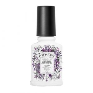 Poo pourri Spray D&eacute;sodorisant Wc 59 ml" lavender Vanilla" &bull; Spray D&eacute;sodorisant pour les Toilettes &agrave; Base D&rsquo;Huiles Essentielles (Salustore, neuf)