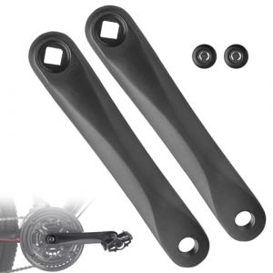 Lot de 2 Bras de Manivelle pour Vélo de 170mm en Alliage d'aluminium Une Paire Gauche Droite pour BBS01 BBS02 BBS01B BBS02B BBS-HD Noir Pièces de rechange Remplacement pour manivelle VTT(Gauche) (JUTong, neuf)