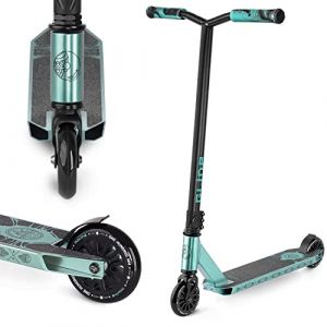 Trottinette Freestyle Movino Glide Roulements ABEC 9 Trottinette Résistante aux Acrobaties Pro Stunt Scooter Roues de 100mm Poids 3,3kg Aluminium 6061 (MOVINO, neuf)
