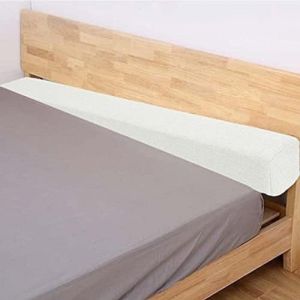ELYSYSRL Coussin de Coussin de tête,Long lit Gap Filler, lit jumeau/Matelas Gap Connecteur, 140/180/200cm Lit Couture Filler, Lit Bridge Wall/Lit Extender(Beige,90x10x15cm) (MIUGOODEL, neuf)