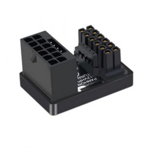 WLGQ Adaptateur d'alimentation PCIe 5.0, PCI-E 5.0 Power Modular Adapter 12 + 4 600W 12VHPWR ATX 3.0, connecteur 16 Broches 12+4, Type A (wlgq, neuf)