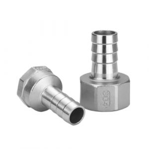 WKAIYUAN Raccord cannelé Femelle 3/8" 6, 8, 10, 12, 13, 15, 16-51 mm, raccord de Tuyau, coupleur, Acier Inoxydable 304(8MM_3/8") (KAI  YUAN, neuf)