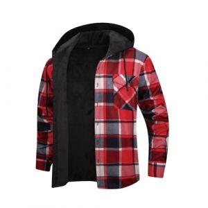 Veste De Travail Homme Hiver Sweat-Shirt Moumoute Sweat Polaire Imperméable Classe Manteau Classe Hoodie Blouson De Travail Hiver avec Jacket Homme Pas Veste S (YUOCHE, neuf)