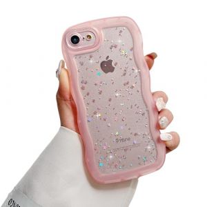 ZTUOK Coque de protection pour iPhone 6/6S - Motif &eacute;toile scintillante - En TPU - Paillettes - Pour iPhone 6/6S - Rose (ZTUO-UK, neuf)