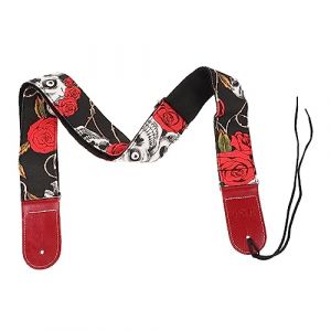 SUPVOX 1pièce Bretelle De Guitare Imprimée Unique Ceinture Ajustable Pour Guitare Acoustique Basse Accessoire Mode Pour Musiciens Confort Optimal Et Design Créatif Pour Performances (Curve Saver, neuf)
