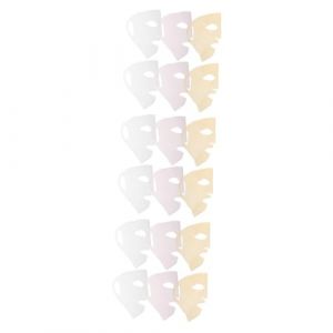 Baluue 18 Pcs Couverture Fixe Pour Masque Facial Soins De La Peau Masque De Gelée Masque Facial Multifonctionnel Couvertures De Masque Facial Masque Facial De Sommeil Gel De Silice (Fortune Luck, neuf)