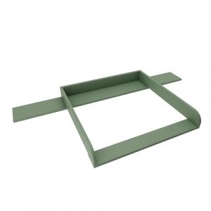 regalik Plan à Langer avec Plateau pour Hemnes d'IKEA, Extension pour Table à Langer pour Commode 50x160 cm, Amovible, Plan à Langer avec Façades Arrondies, Vert (MMJMebel, neuf)