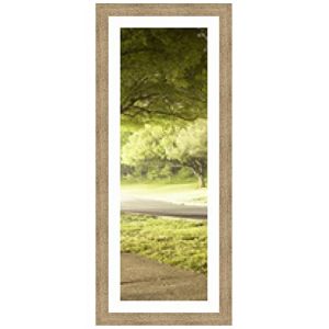 Cadres Photos pêle mêle multivues Super Blanc 1 Photo(s) 25x75 Passe Partout, Cadre Photo Mural 30x80 cm Naturel Beige, 3.5 cm de Largeur (RK Cadres, neuf)
