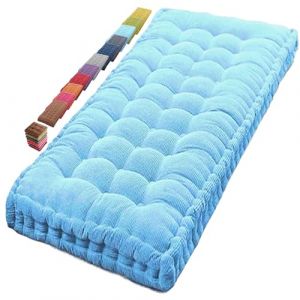 Jardin Coussin pour Banc 8-10 cm d'épaisseur Coussin de Banquette 2 ou 3 places Interieur/extérieur Coussin pour Restaurants de Rebord fenêtre Coussin de Banc Confortable et(11F,80x35cm/31.5x13.78in) (ploootred, neuf)