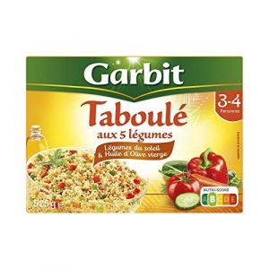 GARBIT - Taboulé 5 Légumes 525G - Lot De 3 - meilleure offre (A TA PORTE, neuf)