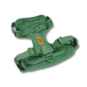 Harnais anti-traction pour chien – Réglable et confortable – Petites et moyennes races – Promenades sûres et sans traction – La Casa de Turrón (Jungle (vert), S) (La Casa de Turrón, neuf)