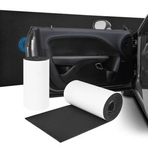 Lot de 2 Mousse Protection Garage, 200 x 20 x 0,4 cm Protection Porti&egrave;re Voiture Autoadh&eacute;sive, &Eacute;tanche et Antichoc, Mousse Protection pour Mur de Garage ou Carport, Noir (KATONA EVA, neuf)