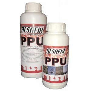 Mousse PU pour ancrage de poteaux ALSA-PPU - Scellement rapide bois/PVC/Acier - Alsafix (Novoo France Pro, neuf)