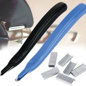 XUBX Lot de 2 Extracteur d'agrafesn, arrache-agrafes magn&eacute;tiques, Stylo dissolvant d'agrafes, Degrafeur d'agrafes, d&eacute;sagrafeur magn&eacute;tique professionnelle outil de discontinues extracteur (XUB, neuf)