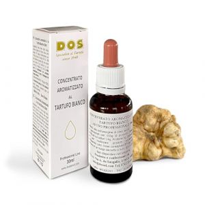 DOS Tartufi - Concentr&eacute; Aromatis&eacute; &agrave; la Truffe Blanche 30 ml | Pour Huile | Truff&eacute; | Usage Professionnel | Saveur Intense et Raffin&eacute;e | Flacon Compte-Gouttes | Pour Sauces et P&acirc;tes (D.O.S. Srl, neuf)