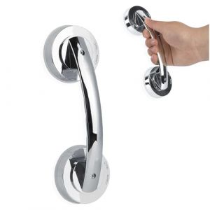 Ventouse de Poignée Douche,Poignée de Baignoire, Barre d'appui à Ventouse, Poignee Securite Salle de Bain, Barre d'appui Douche Ventouse, Poignée de Porte à Ventouse pour Personnes âgées, 7.5kg (KnowStoree, neuf)