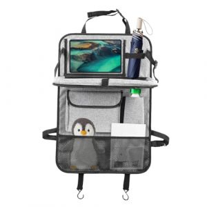 Organisateur de siège arrière pour enfants, organisateur de siège arrière de voiture pour enfants - Organisateur de siège auto arrière - Voyage avec support de tablette, organisateur i (suaselky, neuf)
