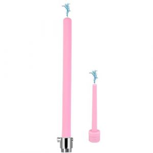 Système de lavement sous la douche avec interrupteur marche/arrêt, douche pour hommes et femmes, nettoyeur portable, kit de buse de lavement, accessoire de nettoyage, Rose (Funny Steel Factory, neuf)