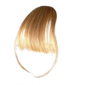 Frange &agrave; clipser en vrais cheveux, frange &agrave; clipser pour femme,Perruque de cheveux humains pour femmes, frange &agrave; clipser - Petite amie s&oelig;ur frange avec tempes Extensions de cheveux quotidiens pour la (mooperd, neuf)