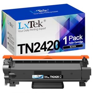 LxTek Compatible pour TN2420 TN-2420 TN2410 TN-2410 Cartouches de Toner pour MFC-L2710DW HL-L2350DW HL-L2310D HL-L2370DN DCP-L2530DW DCP-L2510D MFC-L2750DW MFC-L2730DW(1 Noir) (in_line, neuf)