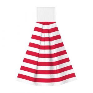 Serviette à suspendre en polaire corail pour enfants et adultes, salle de bain et cuisine, serviette à suspendre drapeau polonais, serviette de cuisine super absorbante (yangxiqiangbaihuo, neuf)