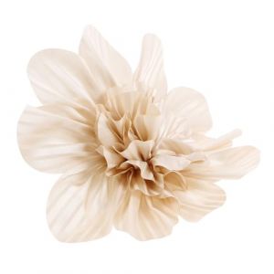 BESPORTBLE Épingle à cheveux des fleurs pince à cheveux de fleur broche fleur artificielle broche fleur en tissu broches de fleurs mousseline de soie Beige (Giovanna Baillie, neuf)