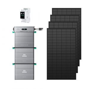Zendure SF800Pro, Centrale &Eacute;lectrique de Balcon avec Entr&eacute;e 2640W, Charge 1000W, Sortie 800W, Syst&egrave;me de Gestion &Eacute;nerg&eacute;tique IA, avec AB2000X*2, Capacit&eacute; Totale 5760WH-430W*4 Panneau Bifacial (Zendure_Europe, neuf)