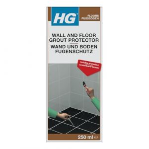 HG Joint de protection pour mur et sol, scellant incolore et entre les carreaux, protection de sol de cuisine et de salle de bain, protection invisible pour joints – 250 ml (CamdenTools, neuf)