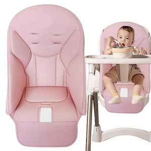 Housse Chaise Haute pour Bébé, Housse en Cuir PU pour Chaise De Salle À Manger pour Bébé, Coussin Chaise Haute Bébé, Multifonctionnelle Housse Siège Souple pour Siesta Zero3, Peg Perego (huaqklm, neuf)