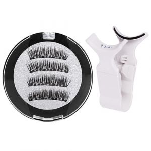 Faux Cils Magnétiques Aimantés, Faux Cils Magnétique Aimanté Sans Colle, Faux Cils Magnétiques Avec Applicateur, Cils Magnétiques Réutilisables, Faux Cils Magnétiques Effet Naturel Pour Femmes Filles (yumksn, neuf)