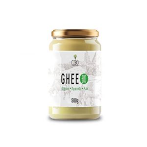 Cibo Ghee BIO - Beurre clarifié Made in Italy - Produit avec du lait des régions de Parme et Reggio Emilia - 500gr (Hanataba, neuf)