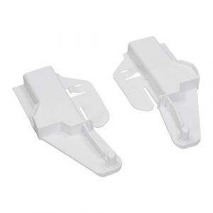 SPARES2GO Paire de supports pour &eacute;tag&egrave;re en verre gauche et droit compatibles avec cong&eacute;lateur Bosch GIN31 GIN41 GIN81 (SPARES-2-GO, neuf)