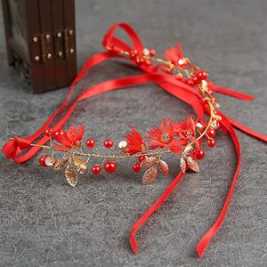 Coiffes de mariage Coiffe de mariée Couronne Bandeau Coiffe Coiffe de mariage Coiffe de fleurs faite à la main Accessoires pour cheveux Accessoires Accessoires pour cheveux de mariage (foshanjiningpingshangmaoyouxiangongsi, neuf)