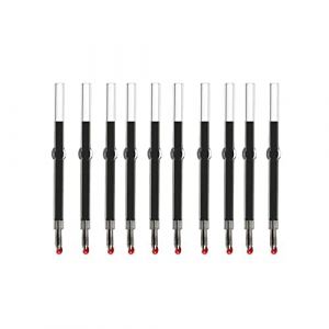 SMOOTHERPRO Lot de 10 Recharges Stylo &agrave; Bille Encre Gel pour Porte-cl&eacute;s Mini Stylo Bille KT463 Noir (PR46310) (Smootherpro Inc. EU, neuf)