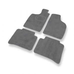 Mossa Tapis de Sol Velours adapt&eacute; pour Nissan Navara D22 (1997-2005) - Premium Tapis de Voiture - Gris 1 (eMOSSA, neuf)