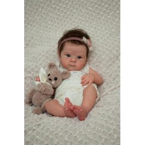 Anano Poupon Reborn Realiste 19 Pouce 48 Cm Poupée Bébé Poupee Realiste Fille, Bebe Reborn avec Cheveux, Bebe Yeux Ouvert, Corps en Tissu Doux, Ensemble pour Les Enfants De 3 Ans Et Plus (Moderne) (Anano Baby Dolls - SX, neuf)