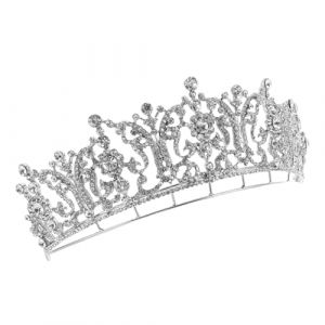 CLISPEED Couronne De Mariage En Strass Diadème De Mariée Diadème De Cosplay Couronne De Mariage Diadème De Mariée Diadème De Bal Couronne De Mariée Diadème De Cheveux De (Yeahzl, neuf)