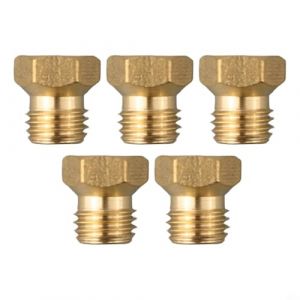 Niceminiwall Lot de 6 buses de gaz propane pour chauffe-eau et cuisini&egrave;re avec tailles 0,5/0,65/0,87 compatible avec G31 butane M6 x 0,75 filetage en laiton (Linglangfeng, neuf)