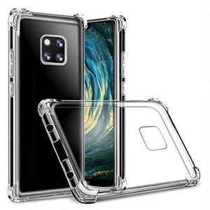 Hually Coque pour Huawei Mate 20 Pro, Etui Transparent Silicone TPU Souple, Bumper Housse de Protection pour Huawei Mate 20 Pro (TechainDirect, neuf)