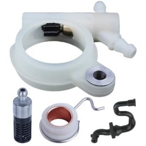 AUMEL Pompe &agrave; Huile Engrenage &agrave; vis Kit pour Stihl Tron&ccedil;onneuse MS251 MS231 tuyau d'huile + pompe &agrave; huile + engrenage &agrave; vis sans fin + filtre &agrave; huile Remplace 11436403201 11236407101 (1) (AUMEL STORE, neuf)