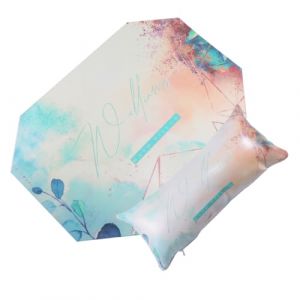 NIYANGLE Coussin De Manucure Et Oreiller Mains Octogonal Tapis à Main Antidérapant Confortable Pour Nail Art Et Salon De Manucure Usage Professionnel Et Personnel (Telinei, neuf)