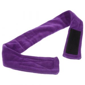 POPETPOP Bandeau Cheveux Absorbant en Coton Violet pour Coloration et Permanente Bande Coiffure Professionnel R&eacute;utilisable Accessoire Soins Peau et Sport Protection Cheveux Sauna et Spa (Denneyas, neuf)