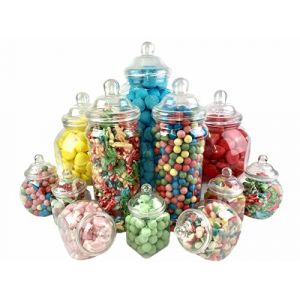 Topstar 12 Pot Vintage Style Victorien Pick & Mix Sweet Shop Candy Buffet kit Pack de f&ecirc;te (Truly Sweet Candy, neuf)