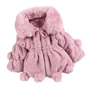 Nemopter Manteau Fille Veste Bébé Fille Fausse Fourrure Encapuchonné Manteau Veste Cap Manteau Poncho (Nemopter, neuf)