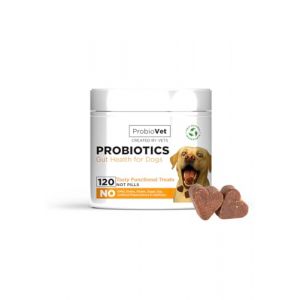 ProbioVet – Probiotique Chien en bouchées tendres – Soutien de la santé intestinale, de la Digestion et de l’immunité Naturelle – complément Savoureux pour Un microbiome équilibré - 120 Pièces (FROSTMEISTER, neuf)