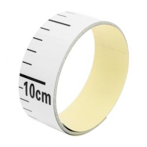 FONDOTIN Autocollant R&egrave;gle Aluminium R&eacute;fl&eacute;chissant Autocollant Niveau Eau Auto-adh&eacute;sif Mesure Pr&eacute;cise pour Piscine et &Eacute;tang (KIOONG, neuf)