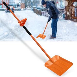 Pelle &agrave; Neige pour all&eacute;e, Pelle &agrave; Neige Ergonomique pour d&eacute;blayer la Neige et la Glace avec Manche r&eacute;glable de 177 cm, Pelle m&eacute;tallique Robuste &agrave; Lame Large de 33 cm pour Voiture, ext&eacute;rieur, Urgence (zhuweimaoyi, neuf)